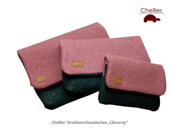 Cheverny (M) Strahlenschutztasche in rosa/grün melange